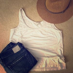 Removing Soon!: Banana Republic White Lace Tank!